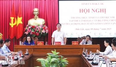 Ngành Tuyên giáo và Dân vận tỉnh Đắk Lắk: Gắn tư tưởng với hành động, đồng hành cùng dân tộc bước vào kỷ nguyên mới