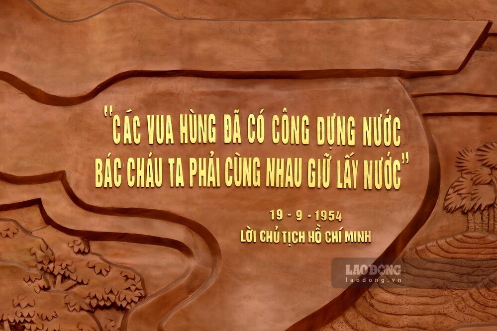 Lời nói của Bác vừa thể hiện lòng biết ơn đối với các Vua Hùng “đã có công dựng nước”, đồng thời đề ra nhiệm vụ kế tục, tiếp nối sứ mệnh lịch sử cao cả của các thế hệ con cháu Lạc Hồng. Ảnh sưu tầm